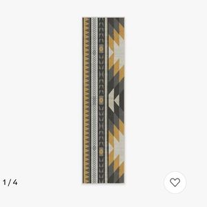 Ruggable Zuma Yellow Grey Runner 2.5’x10’